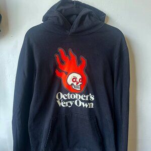 October's Very Own Flaming Skull Sweatshirt
